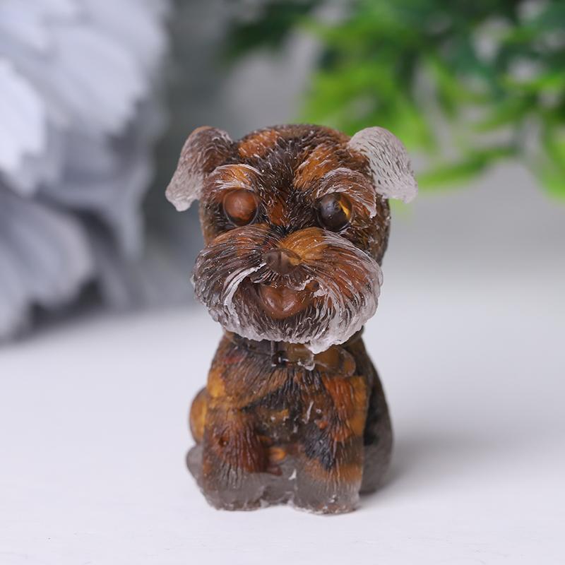 Wholesale Resin Crystal Schnauzer Dog Best Crystal Wholesalers