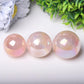 0.25kg Aura Rose Quartz Crystal Sphere Best Crystal Wholesalers