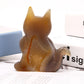 Druzy Agate Cat Carvings Animal Bulk Best Crystal Wholesalers
