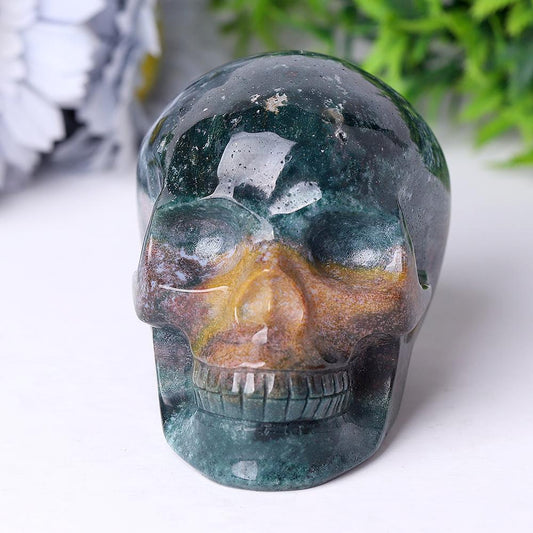 Ocean Jasper Crystal Skull Carvings Best Crystal Wholesalers