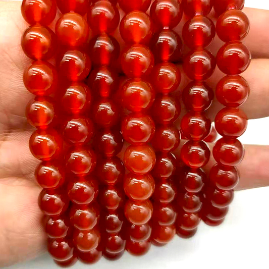 Carnelian Stretchy Gemstone Bracelet 8mm Best Crystal Wholesalers