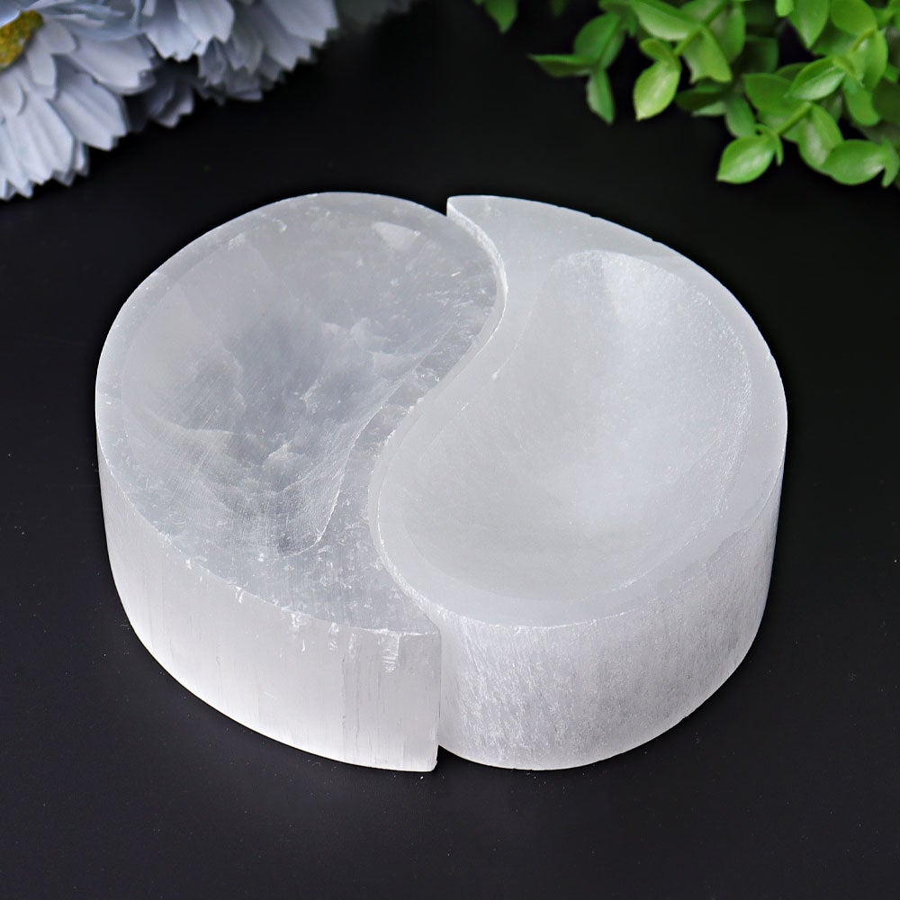 3.9" Selenite Bowl Bulk Best Crystal Wholesalers