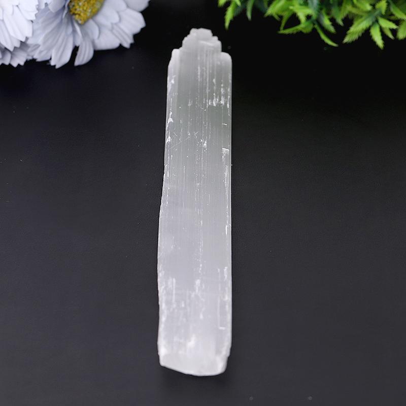 10.5" Drilled Selenite Wand for Hanging Bulk Best Crystal Wholesalers