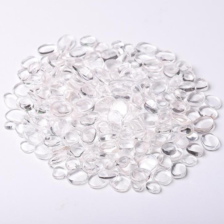 0.1kg 15mm-20mm High Quality Clear Quartz bulk tumbled stone for Healing Best Crystal Wholesalers