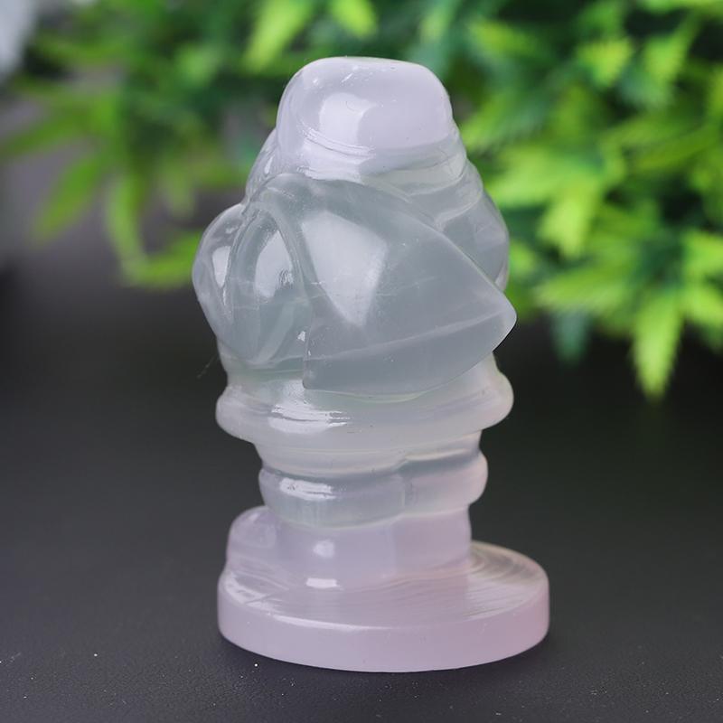 2.4" Flourite Santa Claus Crystal Carvings Best Crystal Wholesalers