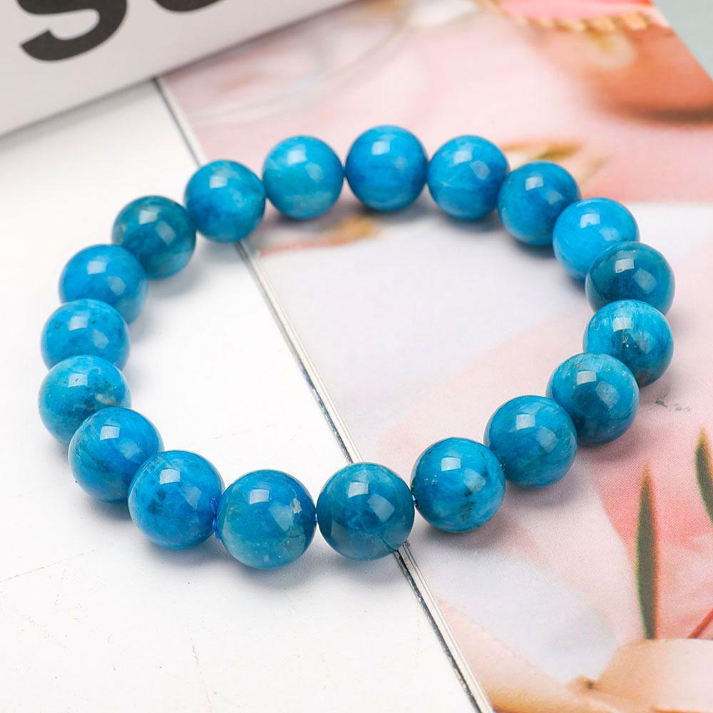 10.5mm Blue Apatite Bracelet Best Crystal Wholesalers