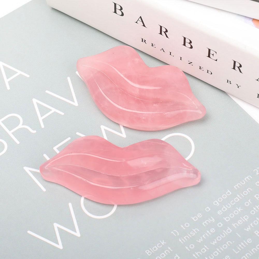 Rose Quartz Lips Shape Crystal Carving Model Bulk Best Crystal Wholesalers