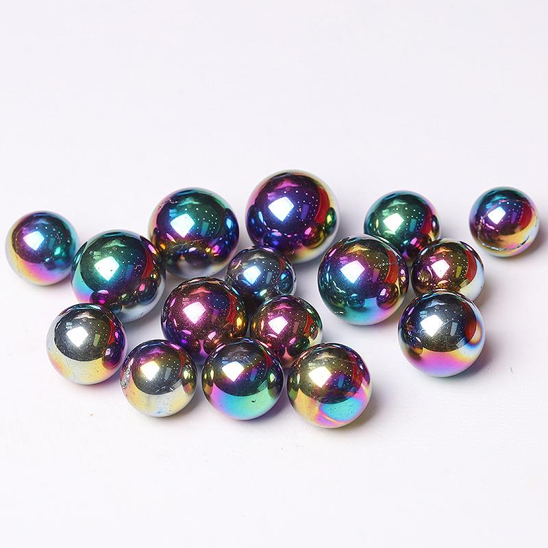 High Quality Titanium Aura Crystal Spheres Crystal Balls for Healing Best Crystal Wholesalers