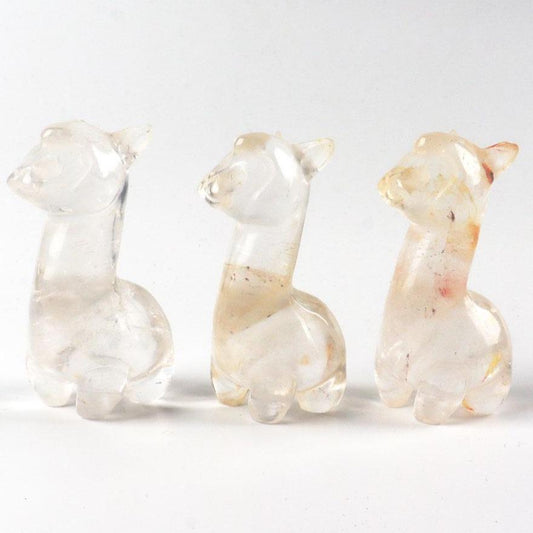 Clear Quartz Crystal Carving Alpaca Animal Bulk Best Crystal Wholesalers