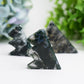 2.0"-2.5" Moss Agate Mountain Shape Crystal Carvings Model Slab Bulk Crystal wholesale suppliers