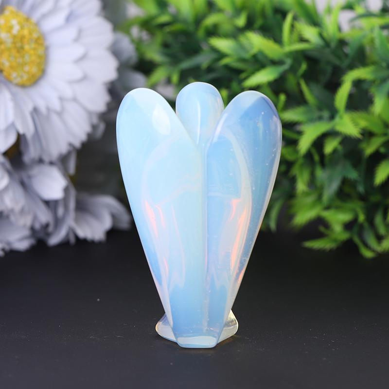 3" Opalite Angel Crystal Carvings Model Bulk Best Crystal Wholesalers