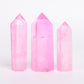 Set of 3 Aura Pink Towers Points Bulk Best Crystal Wholesalers