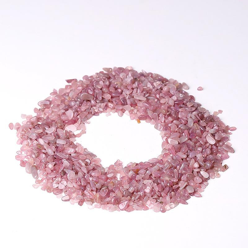 0.1kg Natural Madagascar Rose Quartz Chips Best Crystal Wholesalers