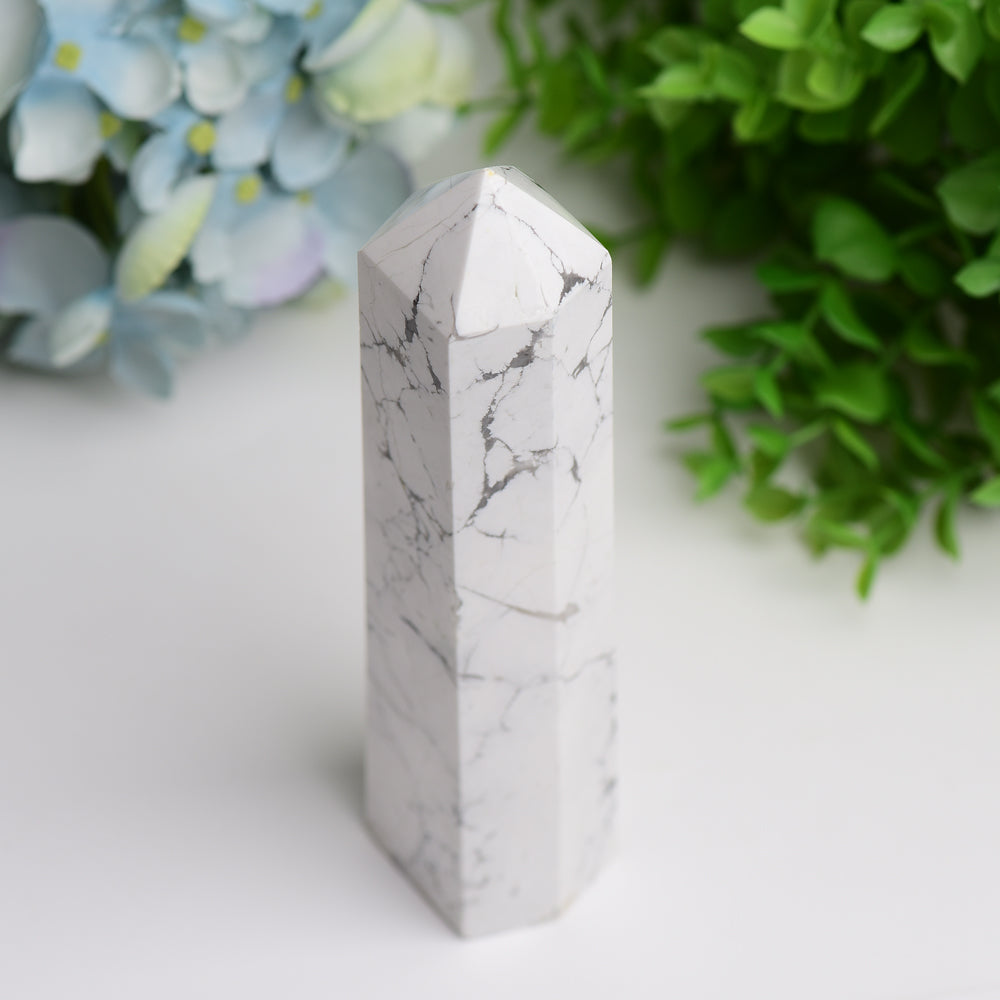 6.0"-8.0" Howlite Crystal Tower Bulk Crystal wholesale suppliers