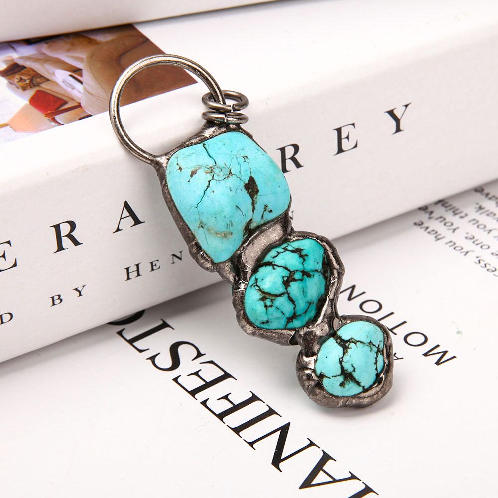 Turquoise Pendant Key Chain Best Crystal Wholesalers