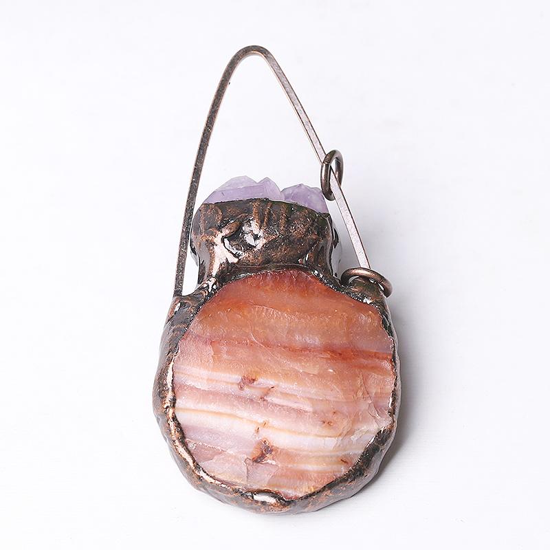 3" Carnelian Amethyst Pendant for Jewelry DIY Best Crystal Wholesalers