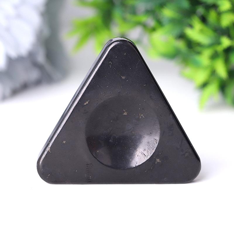 2" Shungite Sphere Holder-Triangle