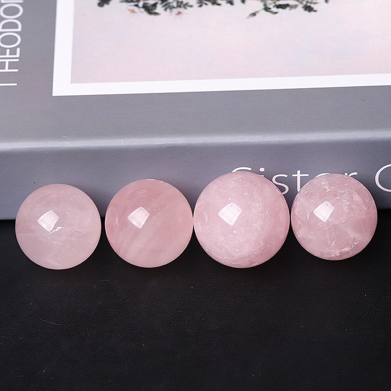 30mm Rose Quartz Crystal Sphere Best Crystal Wholesalers