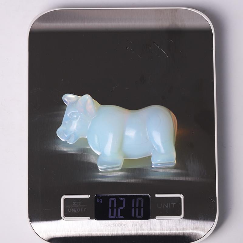 3.5" Opalite Cow Crystal Carving Animal Bulk Best Crystal Wholesalers