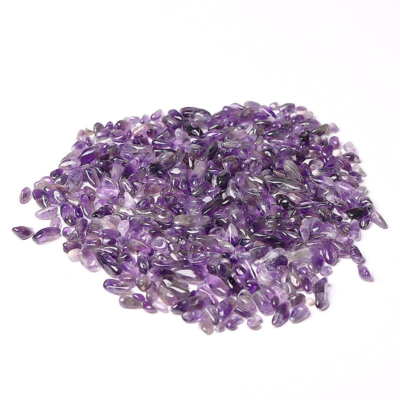 0.1kg 7-9mm High Quality Natural Amethyst Chips Best Crystal Wholesalers