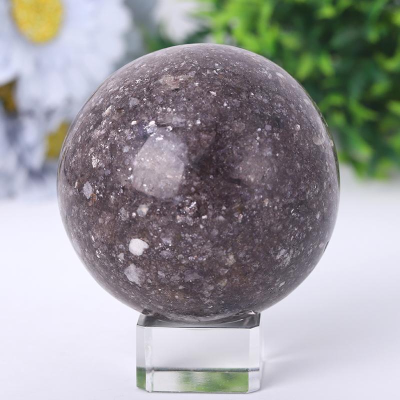 2.5"-4.5" Resin Lepidolite Sphere Best Crystal Wholesalers