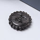 2" Silver Obsidian Sun Face Crystal Carving Best Crystal Wholesalers