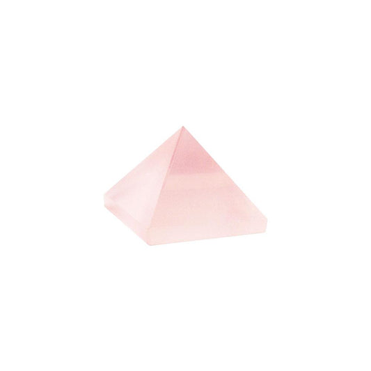 Rose Quartz Pyramid Carving