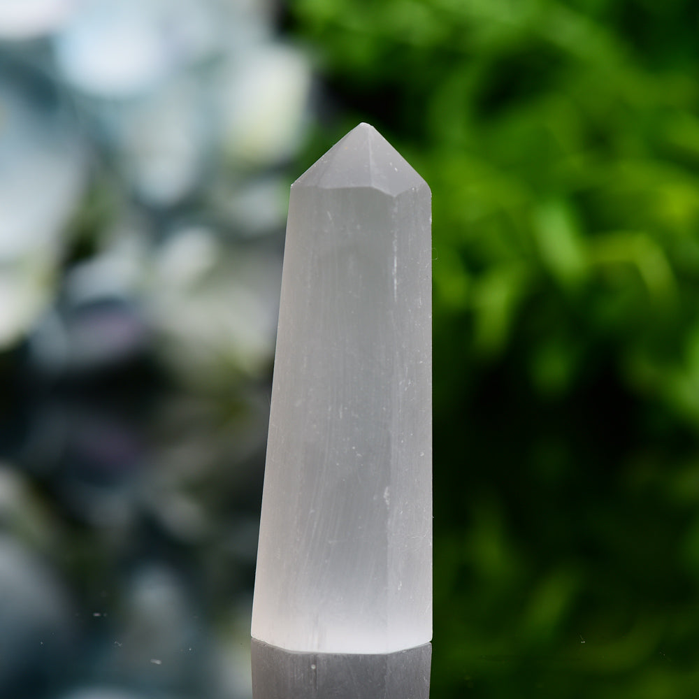 Set of 3 Selenite Towers Points Bag Bulk Best Crystal Wholesalers