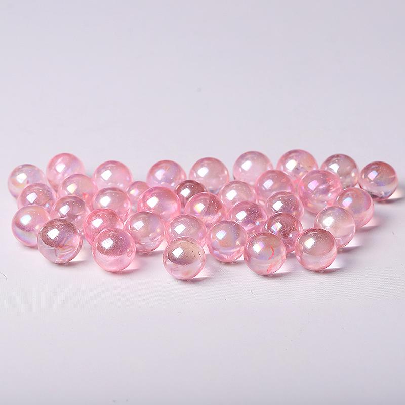 0.5-0.7'' High Quality Pink Aura Crystal Spheres Crystal Balls for Healing Best Crystal Wholesalers