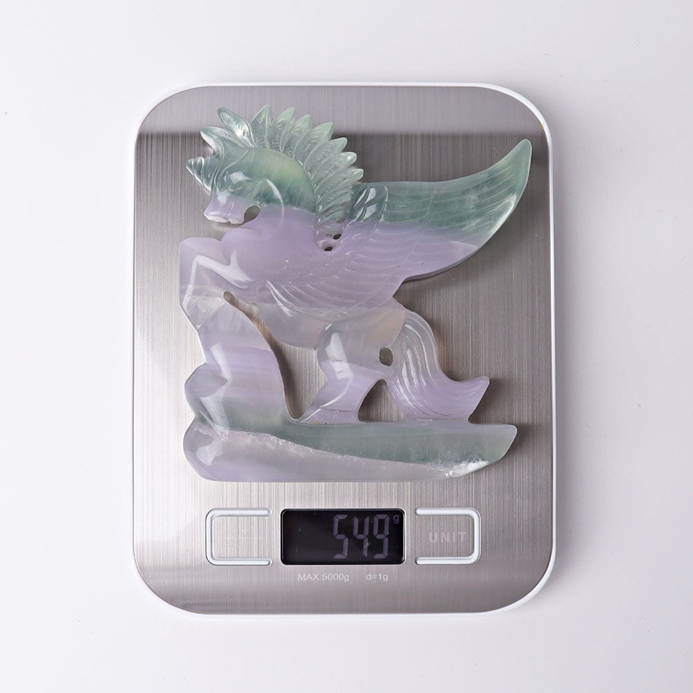 4.5" Fluorite Unicorn Crystal Carvings Animal Bulk Best Crystal Wholesalers