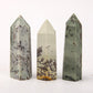 Set of 3 Flower Jade Towers Points Bulk Best Crystal Wholesalers