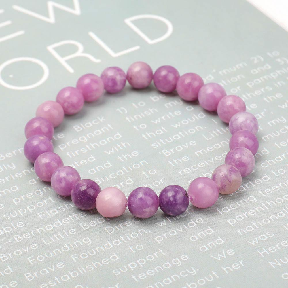 8mm Purple Mica Bracelet Best Crystal Wholesalers