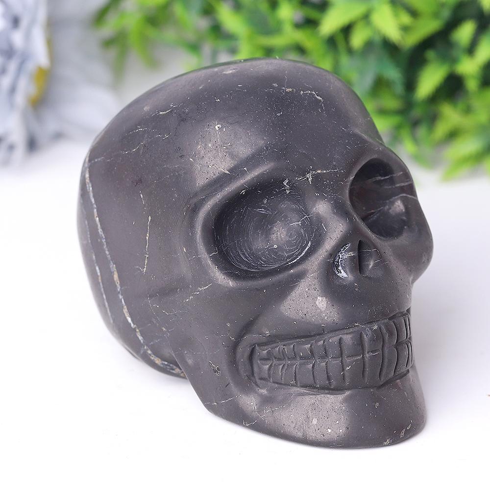 Shcungite Crystal Skull Carvings Best Crystal Wholesalers