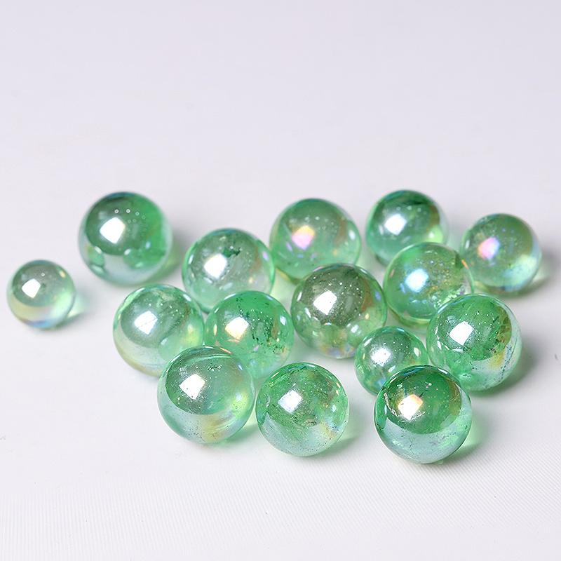 0.25kg Aura Green Crystal Sphere Best Crystal Wholesalers