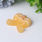 1.9" Orange Calcite Bow-Knot Crystal Carvings Best Crystal Wholesalers