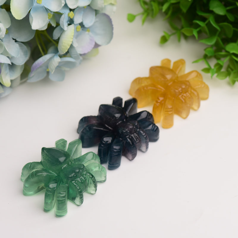 2.5" Fluorite Spider Crystal Carving Animals Bulk Crystal wholesale suppliers