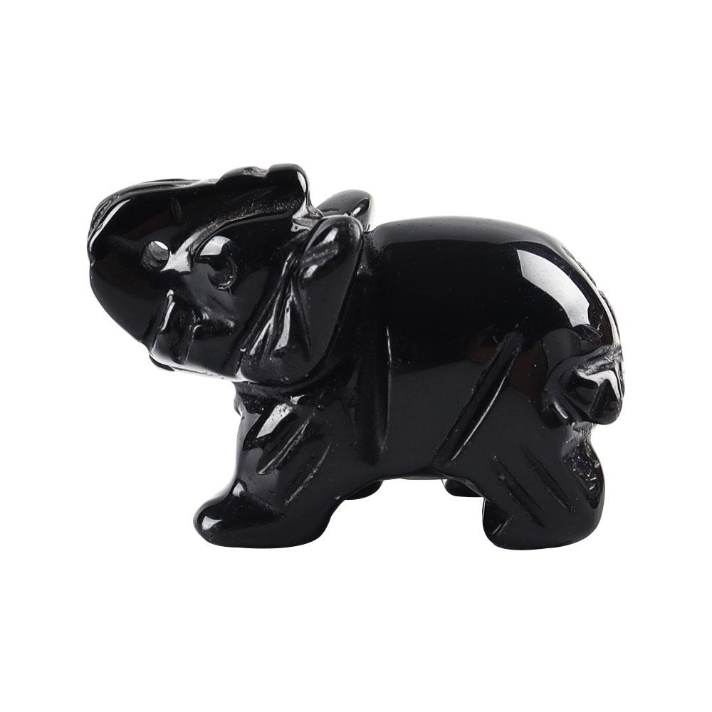 Carved Healing Crystals Gemstones Elephant Statue Figurine Animal Bulk Best Crystal Wholesalers