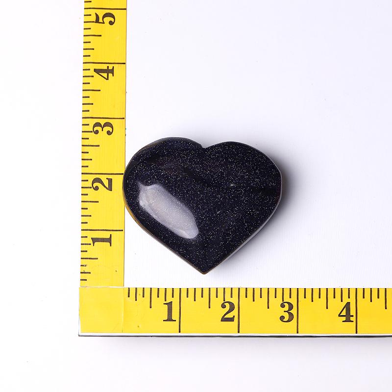 2.5-3.0" Blue Sandstone Heart Shape Crystal Carvings Best Crystal Wholesalers