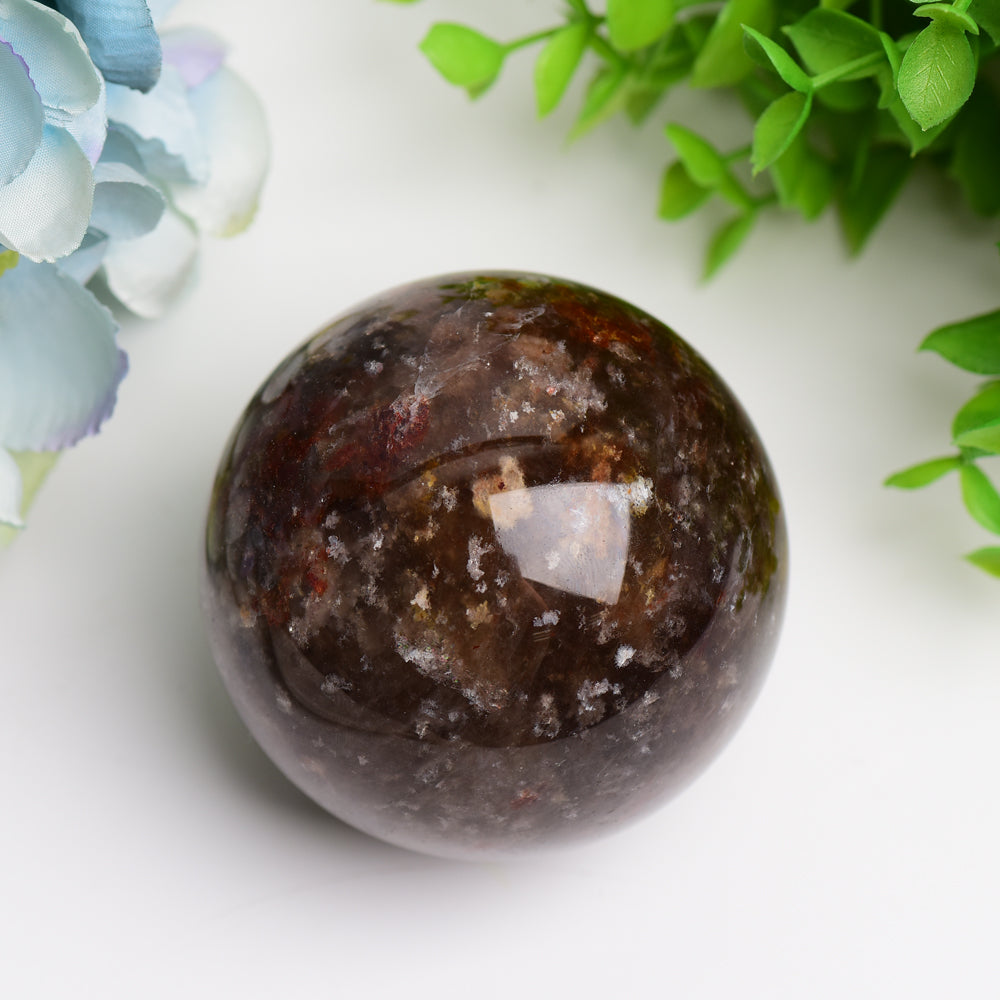 2.5"-4.0" Red Calcite Crystal Sphere Bulk WholoesaleBest Crystal Wholesalers