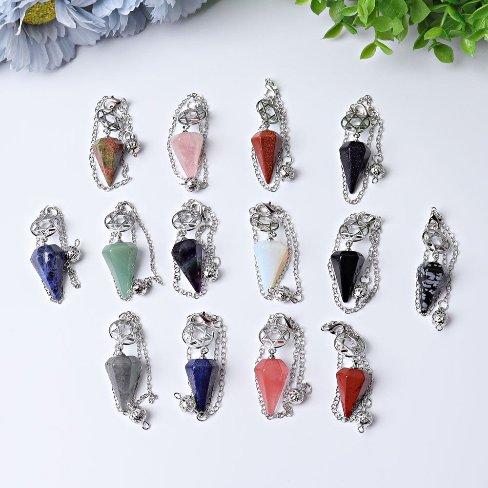 9" Arrow Head Crystal Pendulum Best Crystal Wholesalers