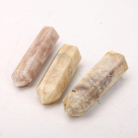 Set of 3 Black Moonstone Towers Points Bulk Best Crystal Wholesalers