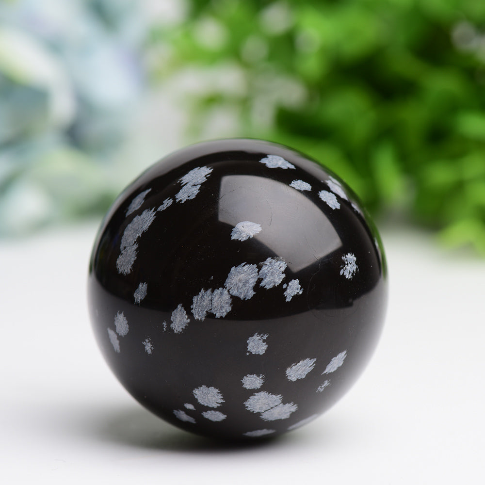 2.0"-4.0" Snowflake Jasper Crystal Sphere Bulk Best Crystal Wholesalers