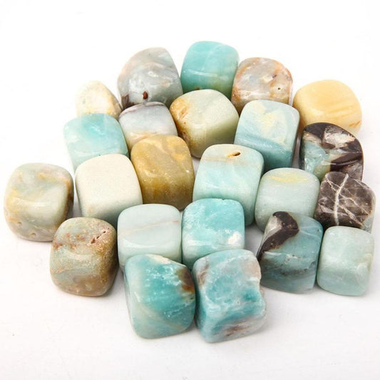 0.1kg Sky Blue Cubes Bag bulk tumbled stone Best Crystal Wholesalers