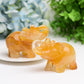 3.5" Golden Healer Elephant Animal Crystal Carving Bulk Best Crystal Wholesalers