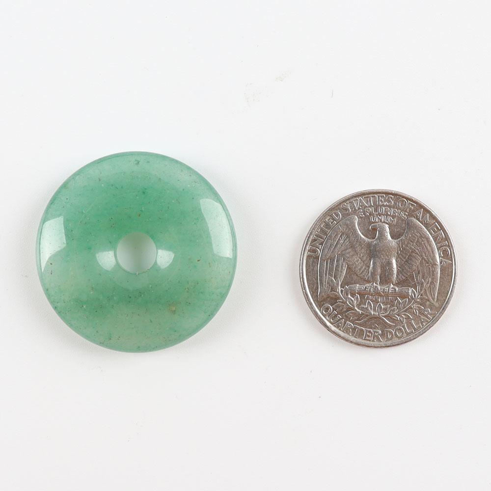 Aventurine Round Crystal Donut Pendant Best Crystal Wholesalers