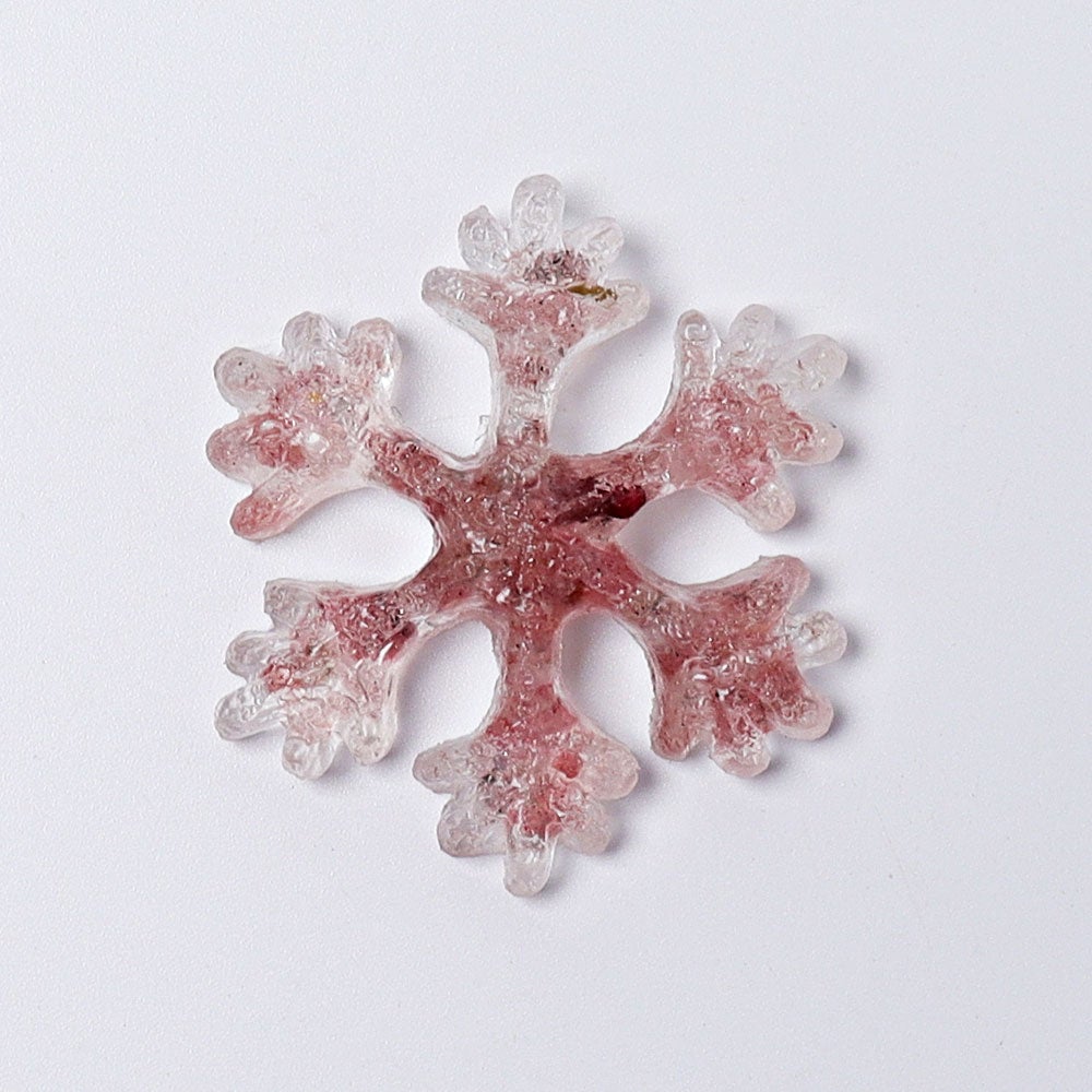 2" Resin Snowflakes Crystal Carvings for Christmas Best Crystal Wholesalers