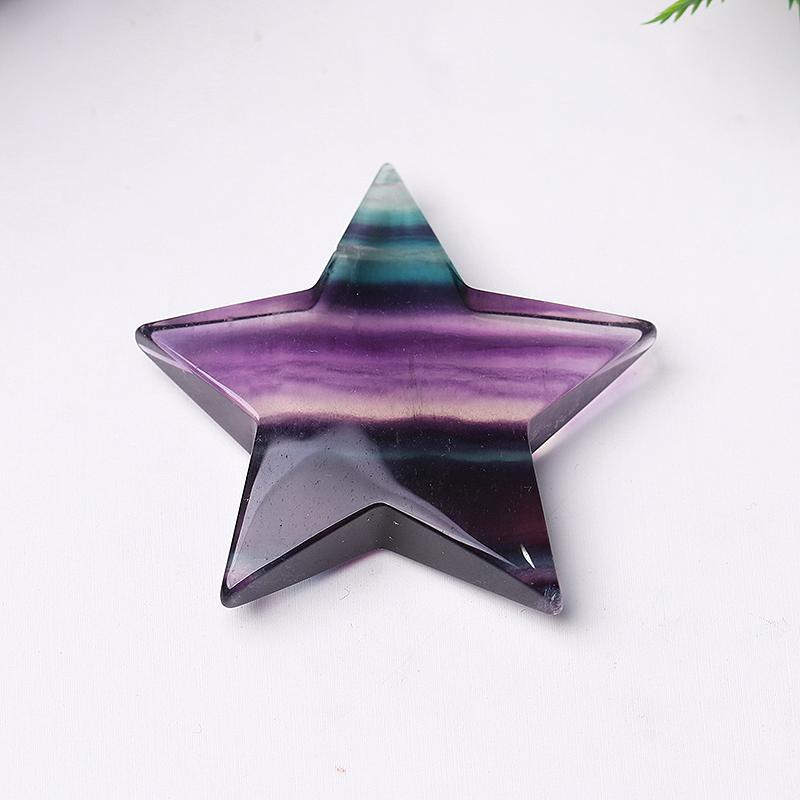 2" Fluorite Star Crystal Carvings Best Crystal Wholesalers