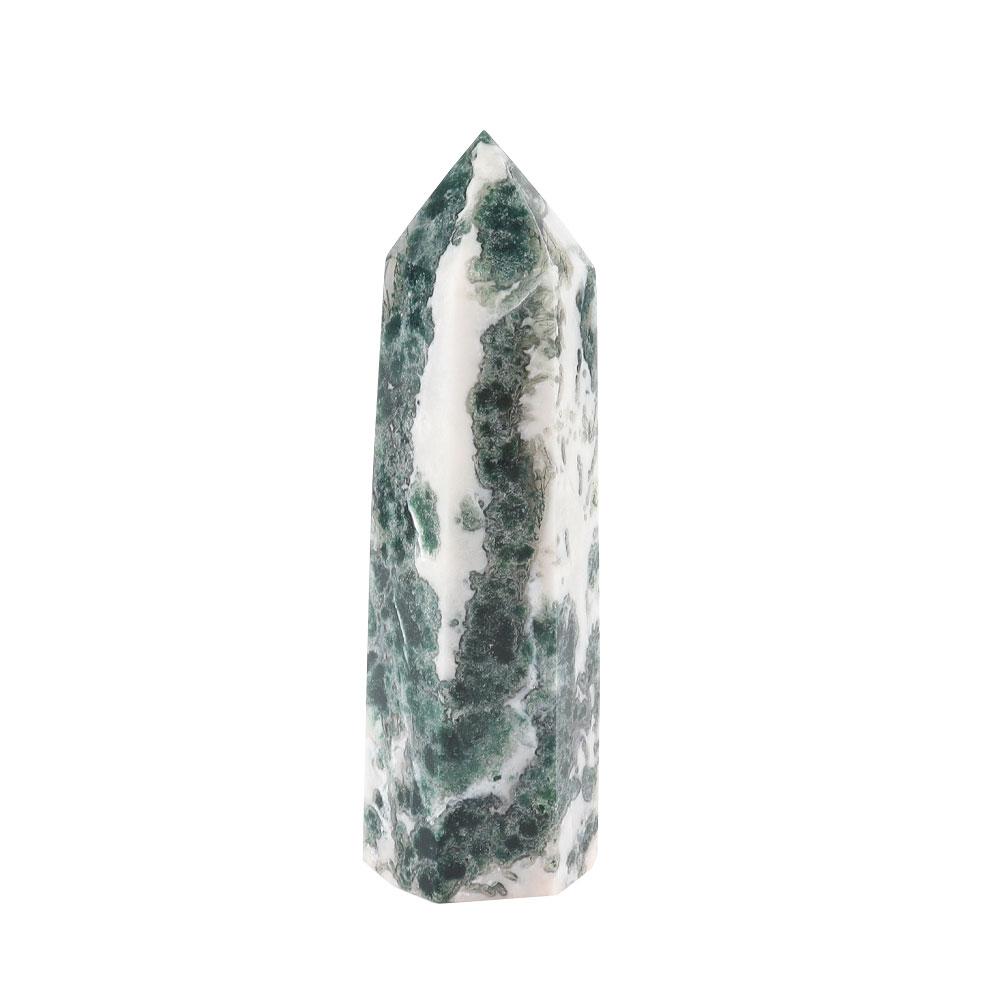 Set of 3 Moss Agate Towers Points Bulk Best Crystal Wholesalers