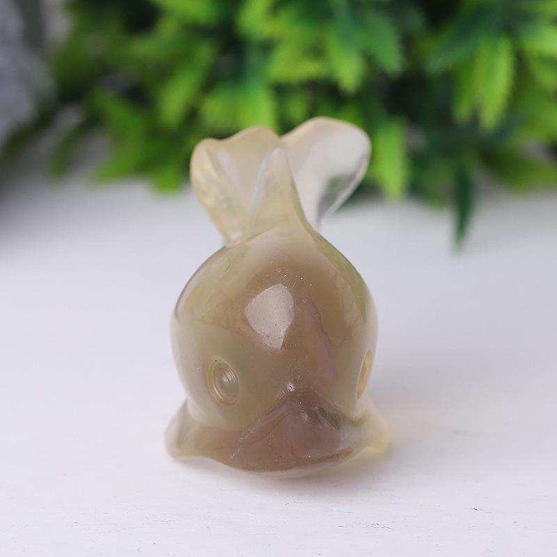 2.5" Fluorite Dolphin Crystal Carvings Animal Bulk Best Crystal Wholesalers