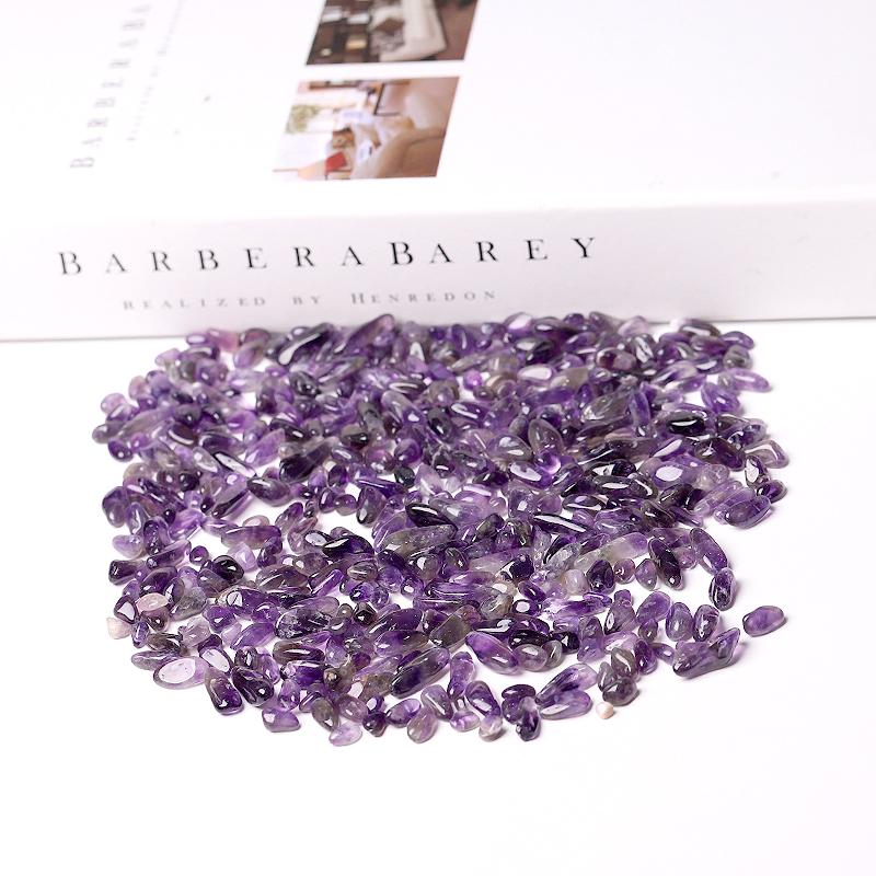 0.1kg 7-9mm High Quality Natural Amethyst Chips Best Crystal Wholesalers